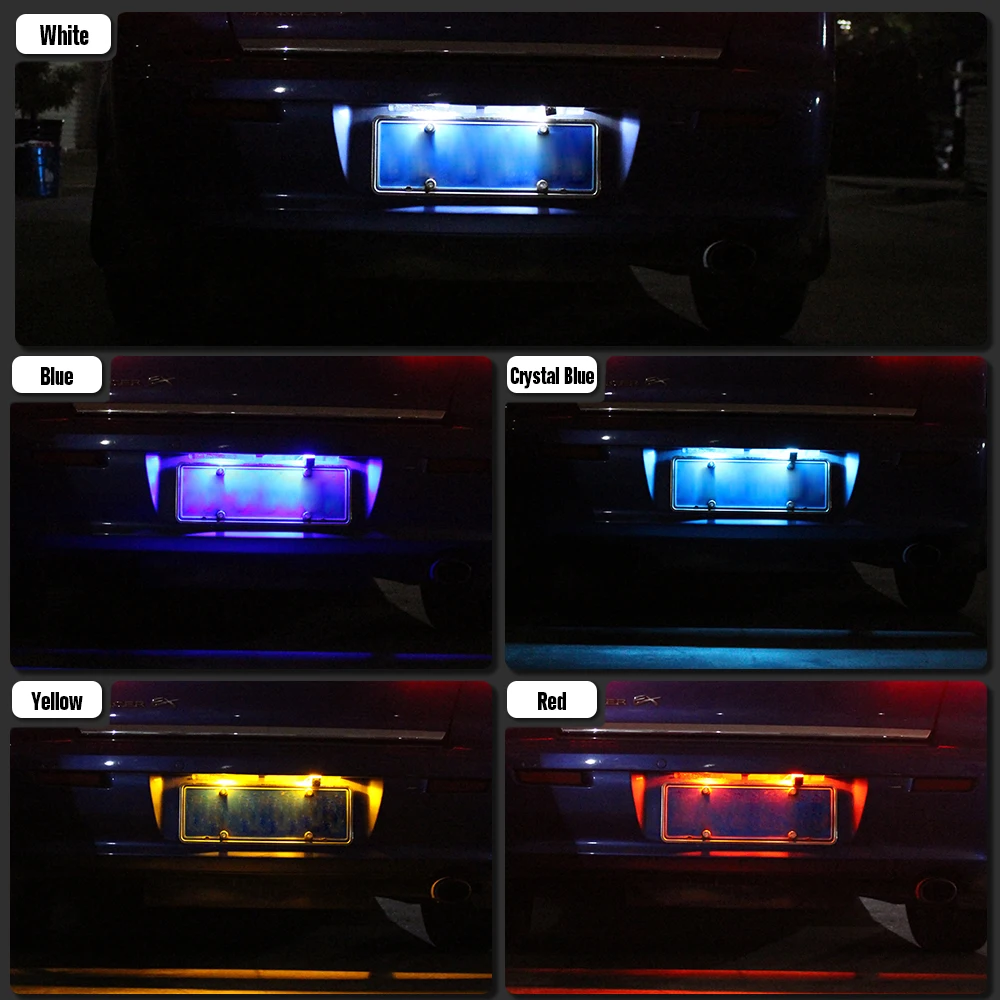 Светодиодная лампа для номерного знака W5W T10 168 Canbus 2 шт. Dacia Dokker 2012-2018 Duster лодgy Logan 1