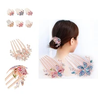 hairpin stylish ladies sparkling exquisite colorful comb for bridal hair clip hair comb