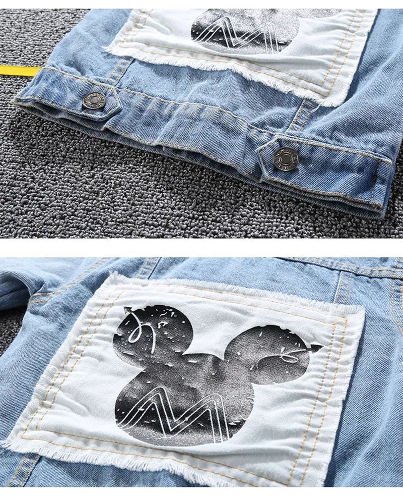 

Hot Sale 2020 Denim Jacket For Boys Fashion Coats Children Clothing Autumn Baby Girls Clothes Outerwear Cartoon Jean Jacket Coat