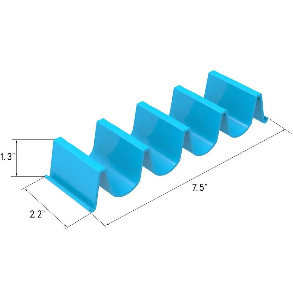 VISMOORE Taco держатель Стенд набор 6-тако грузовик лоток стиль стойки вмещает до 4 Тако