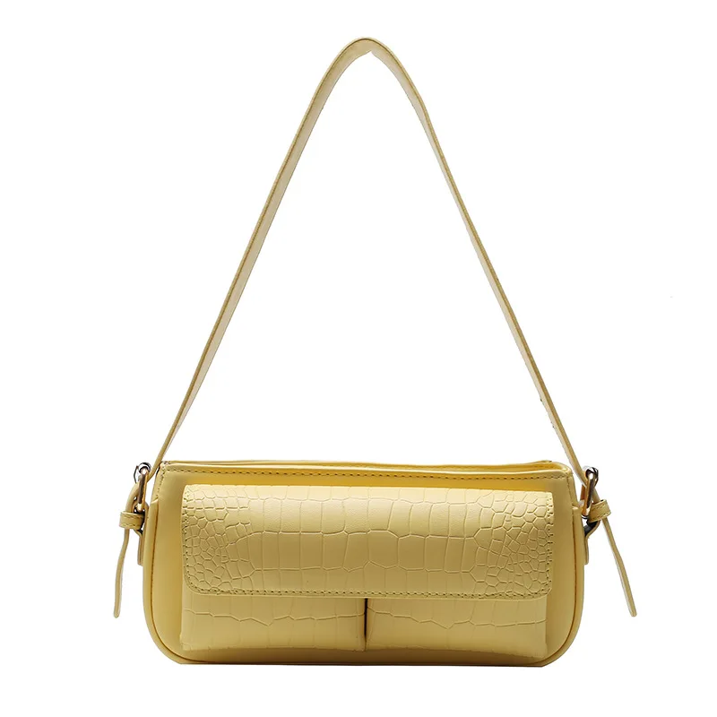 

Crocodile pattern Small Tote bag 2020 Fashion New High-quality Leather Women's Designer Handbag Travel Shoulder bag Armpit bag