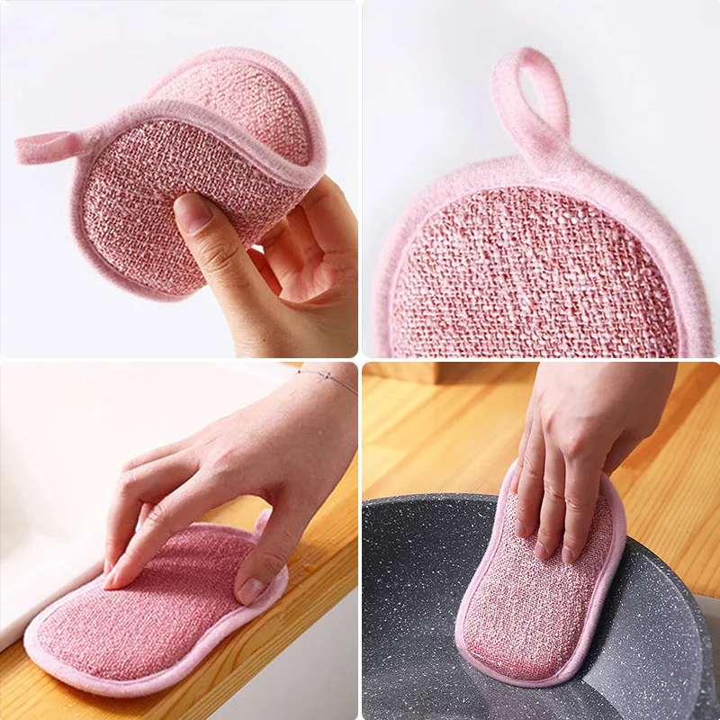 3 шт. Кухня очистки Полотенца посуда кисти анти смазка для протирки ветоши