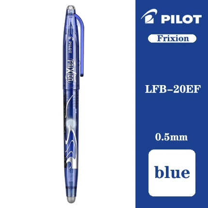 6/12/15 шт. бренд пилот ручка frixion LFB-20EF набор стираемых гелевых ручек Средний наконечник 0,5 мм пилот LFB-20EF ручка - Цвет: Blue