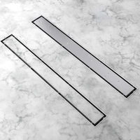 304 stainless steel floor drain rectangular anti odor long linear drainage invisible bathroom kitchen toilet shower drainer 10cm
