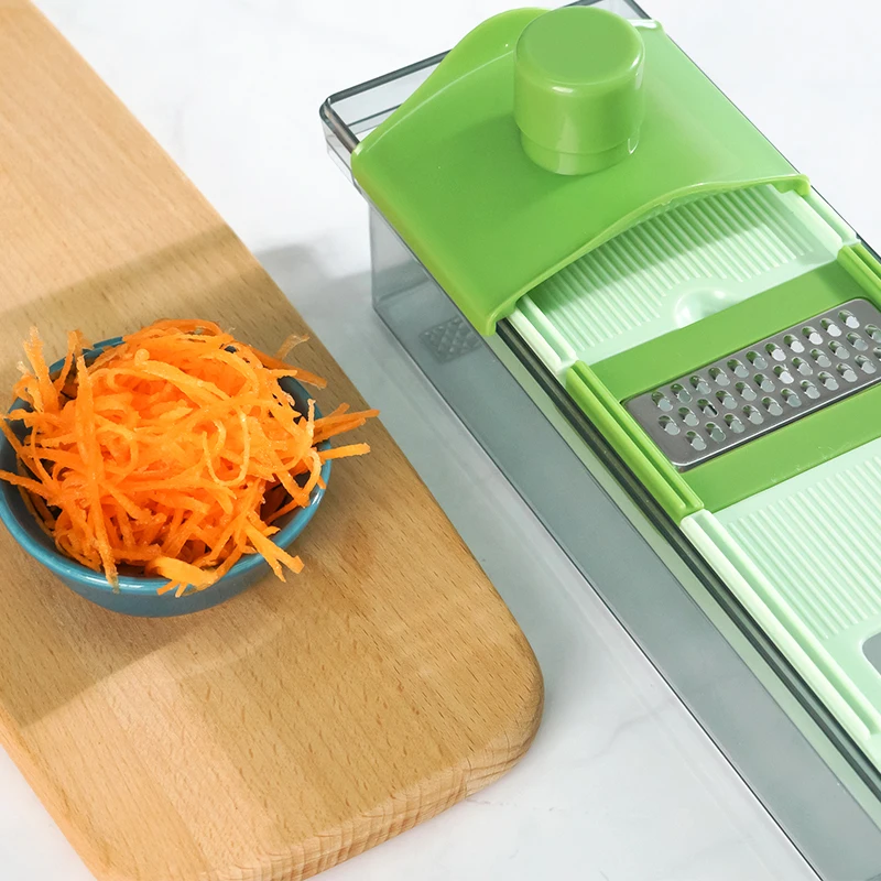 

Multi-Function Vegetable Fruit Slicer Grater Cutter Peeler Household Shredded Potatoes Carrots Cucumber Planer Manual Processor