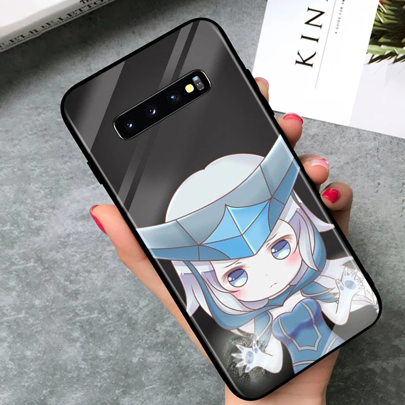 Black TPU Soft Cover Cartoon beauty for Samsung Galaxy S20 Ultra S10 S10e FE 5G S9 S8 S7 S6 Edge Plus Lite Phone Case