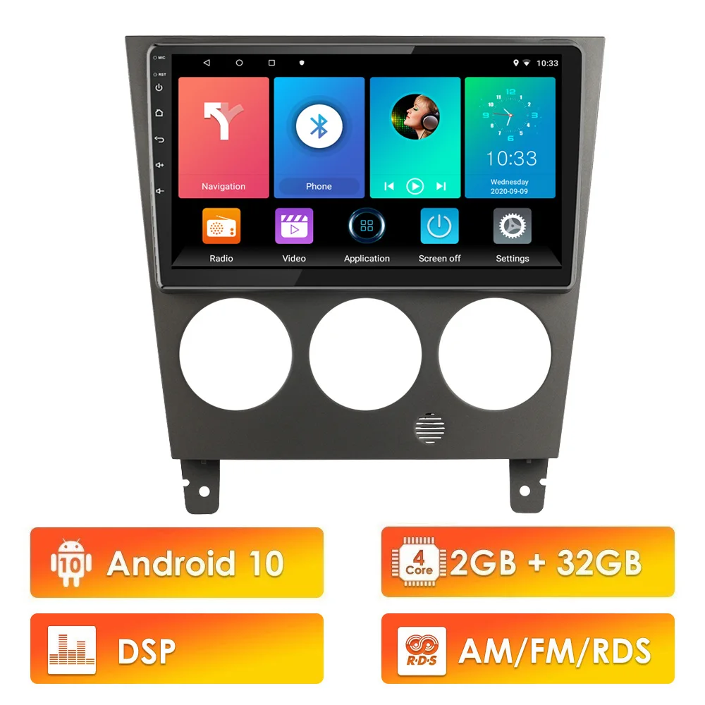 

2 Din Car Radio Multimedia Player Navigation GPS Android 10 RDS DSP For Subaru Impreza GD GG 2002 - 2007 Head Unit