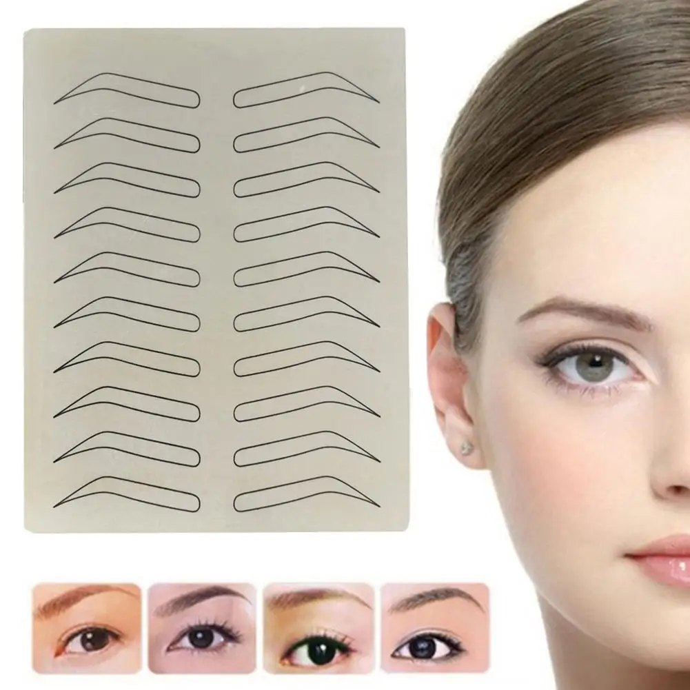 

1Pcs Microblading Eyebrow Tattoo Practice Skin Permanent Makeup Beginner Eyebrow Tattoo Supply Salon Training Practice Fake Skin