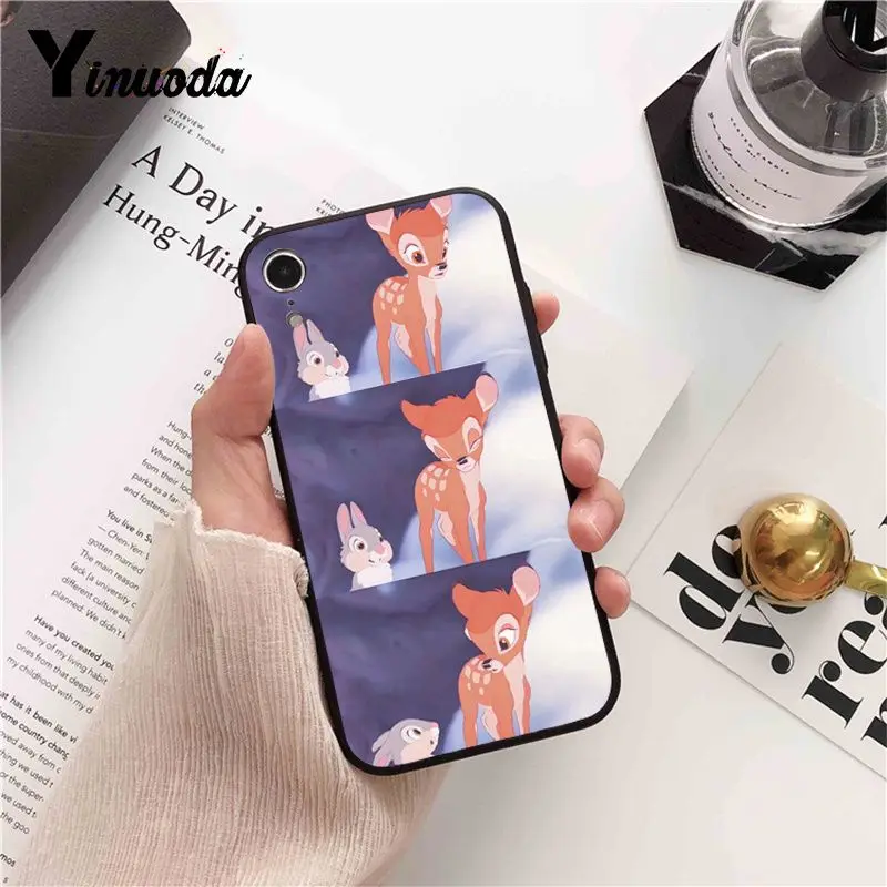 Yinuoda прекрасный Бэмби Роскошный Уникальный Дизайн чехол для телефона iPhone 11 pro XS MAX