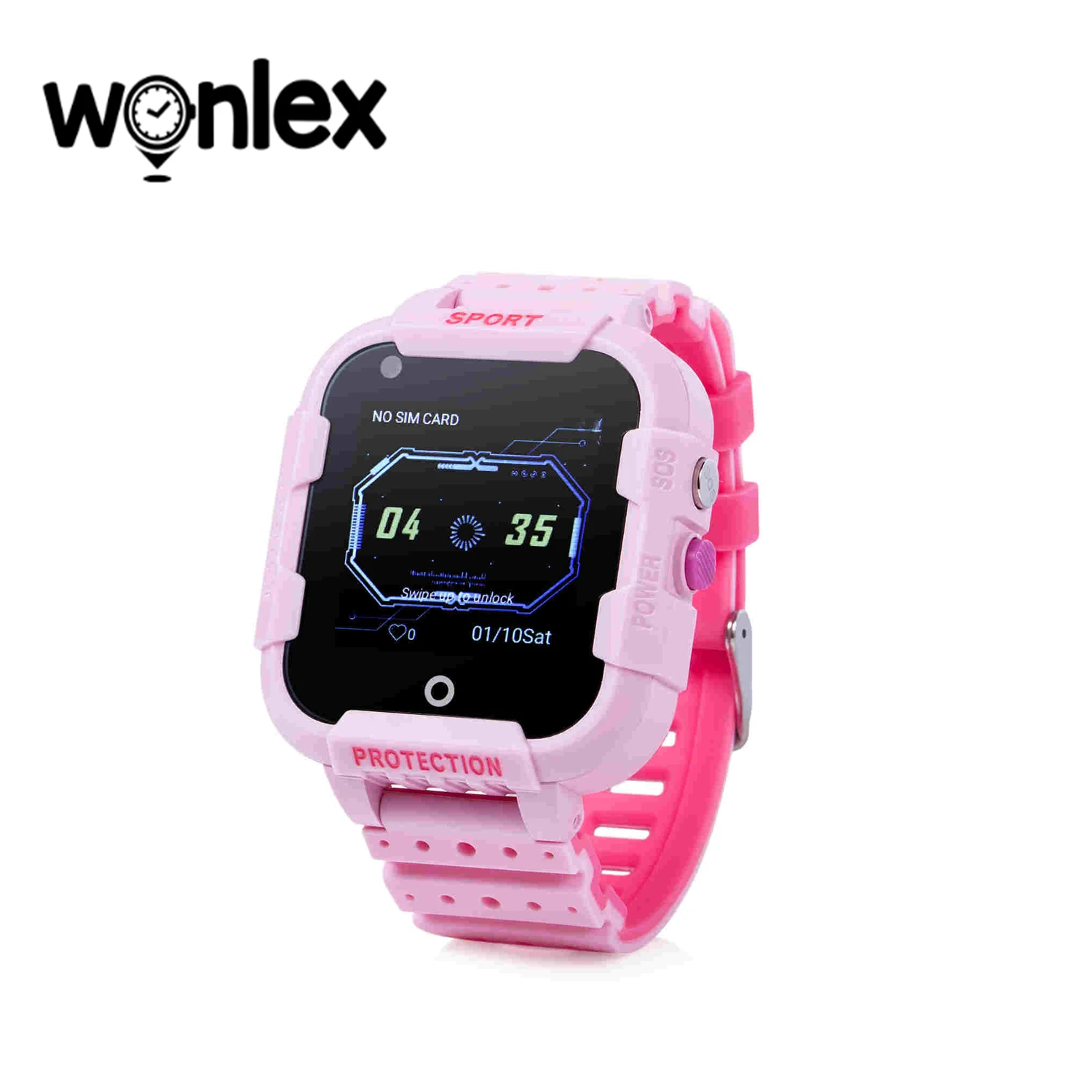 wonlex kids smart watch gps smartwatch wifi positionning tracker sos voice chat phone 4g video call kt12 children camera watch free global shipping