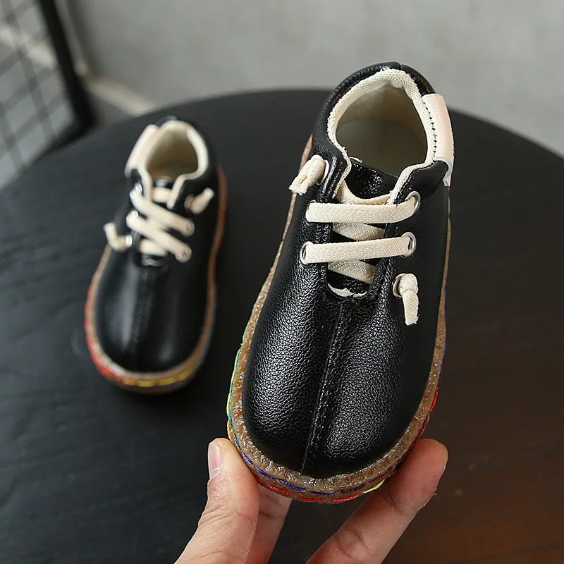 Повседневная обувь и для мальчиков Новинка 2019 года Осенняя детская в горошек