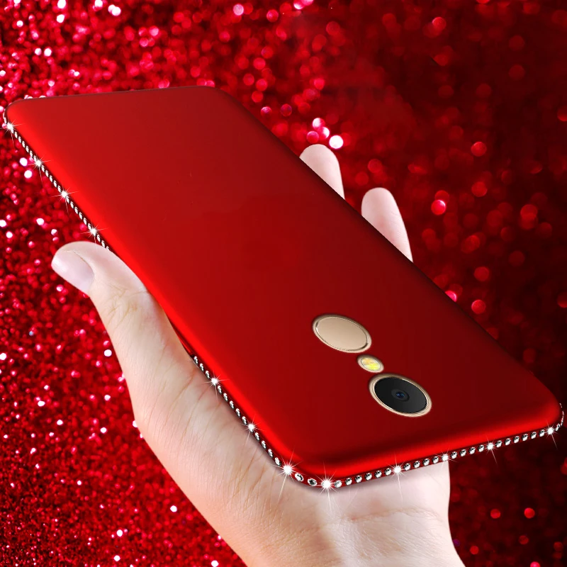 Мягкий чехол из ТПУ с бриллиантами для Xiao mi Red 4A 6 6A S2 5 Plus 5A Prime Note 4X 4 Pro MAX 3 A1 A2 Lite 5X 6X