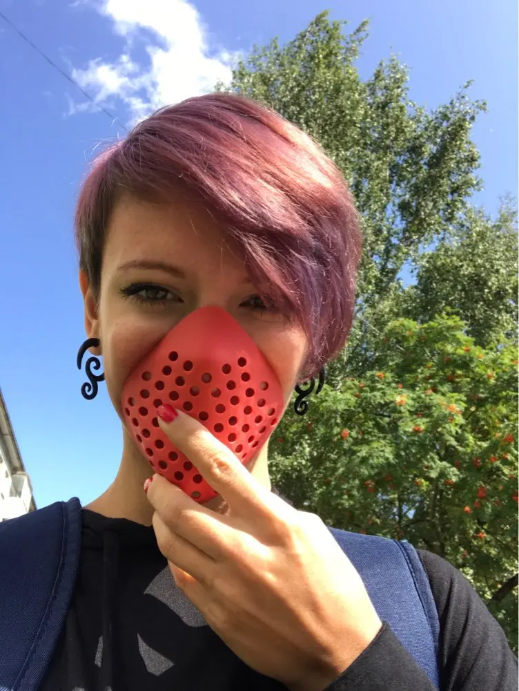 Высококачественная маска для лица полумаска мягкая Нетоксичная резиновая