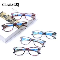 clasaga blue light blocking reading glasses with colorful printed pattern frame exquisite and beautiful for women and men