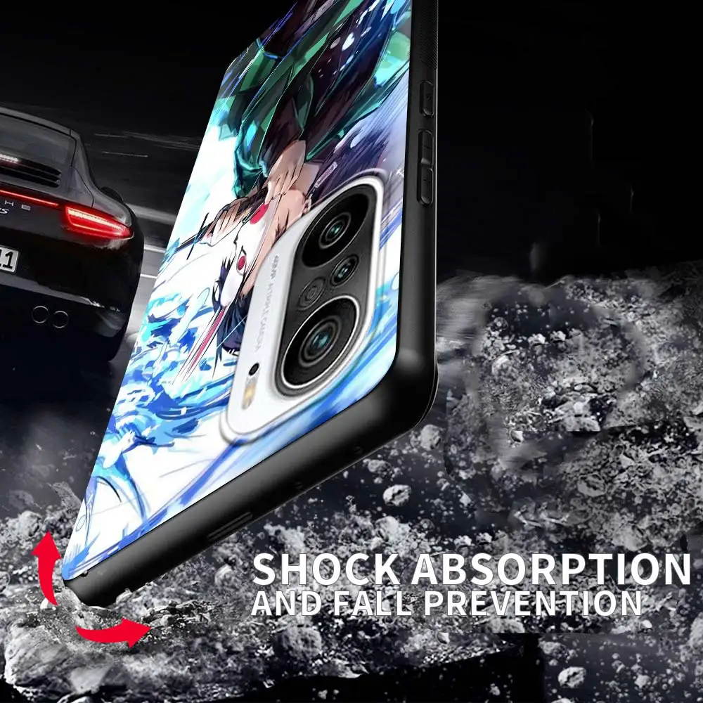 

Anime Kimetsu No Yaiba Cover For Xiaomi Redmi Note 9S 9 10 8T 8 7 9C 9A 8A 7A K40 Pro Plus Luxury Soft Back Mobile Phone Capas