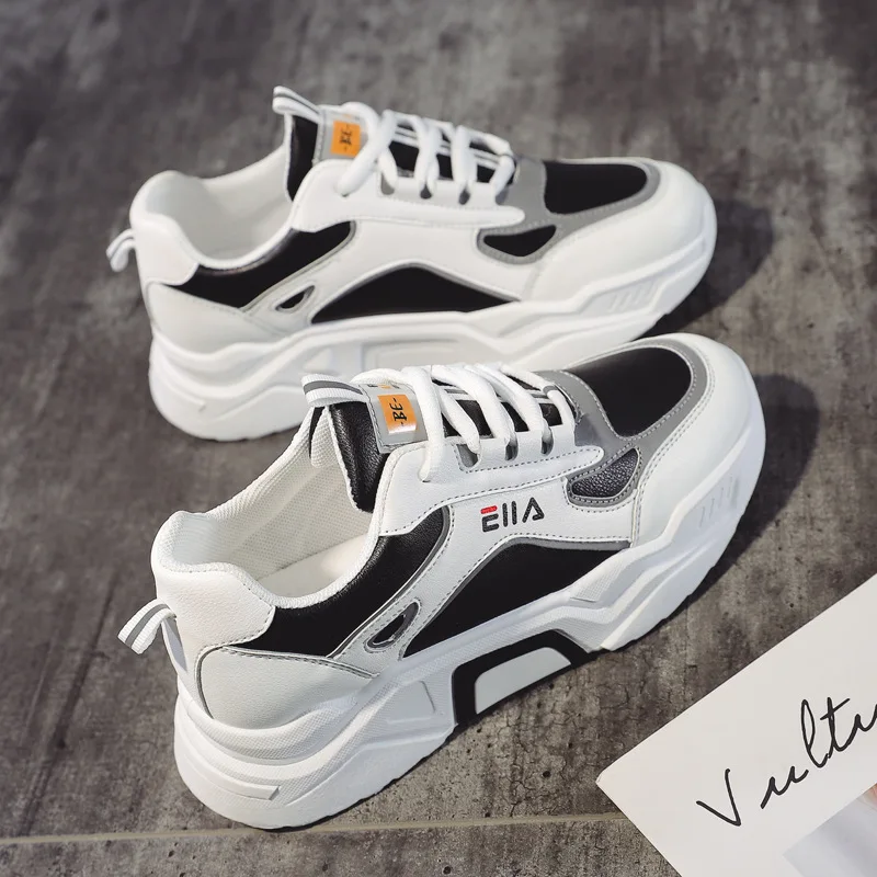 Кроссовки женские на шнуровке с вулканизированной подошвой | Обувь