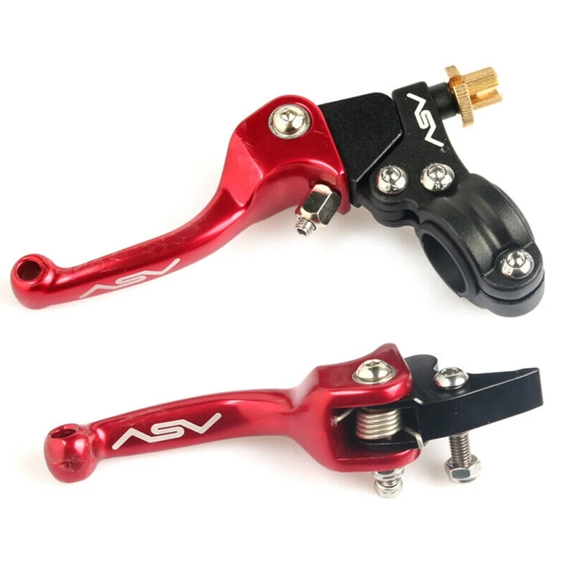 7/8 Inch/22Mm ASV F3 Series Clutch Brake Folding Lever Fit Motorcycle ATV Dirt Bike Red | Автомобили и мотоциклы