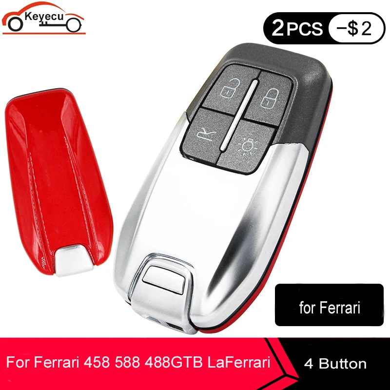 Новинка сменный умный Роскошный чехол KEYECU для автомобильного ключа