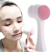 3d double side multifunctional face brush skin cleaner face washing machine exfoliator facial cleaning brush