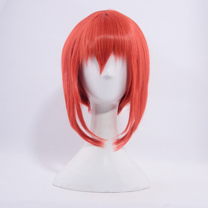 Парик Mahoutsukai no Yome Hatori Chise термостойкие синтетические волосы короткие оранжевые