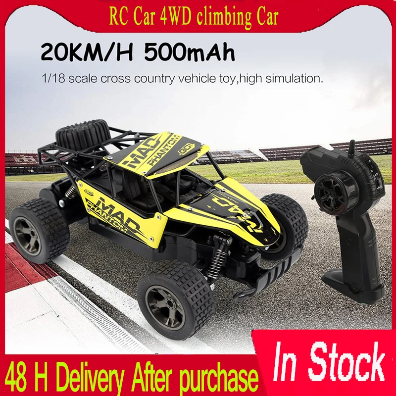 

In Stock 1/18 RC Remote Control Model Off-Road Vehicle Car Toys4WD Climbing Car Double Motors Drive Bigfoot Car Gift