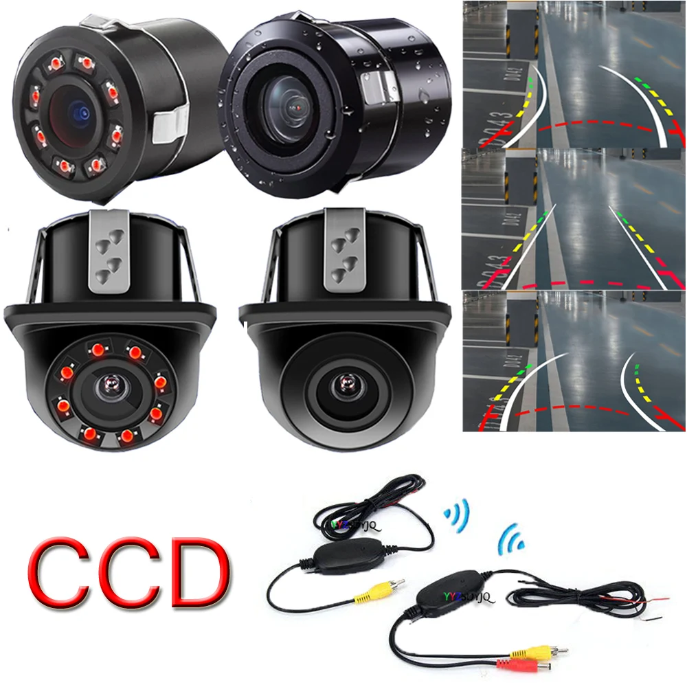 Беспроводная камера с динамической траекторией движения заднего хода ИК ночным