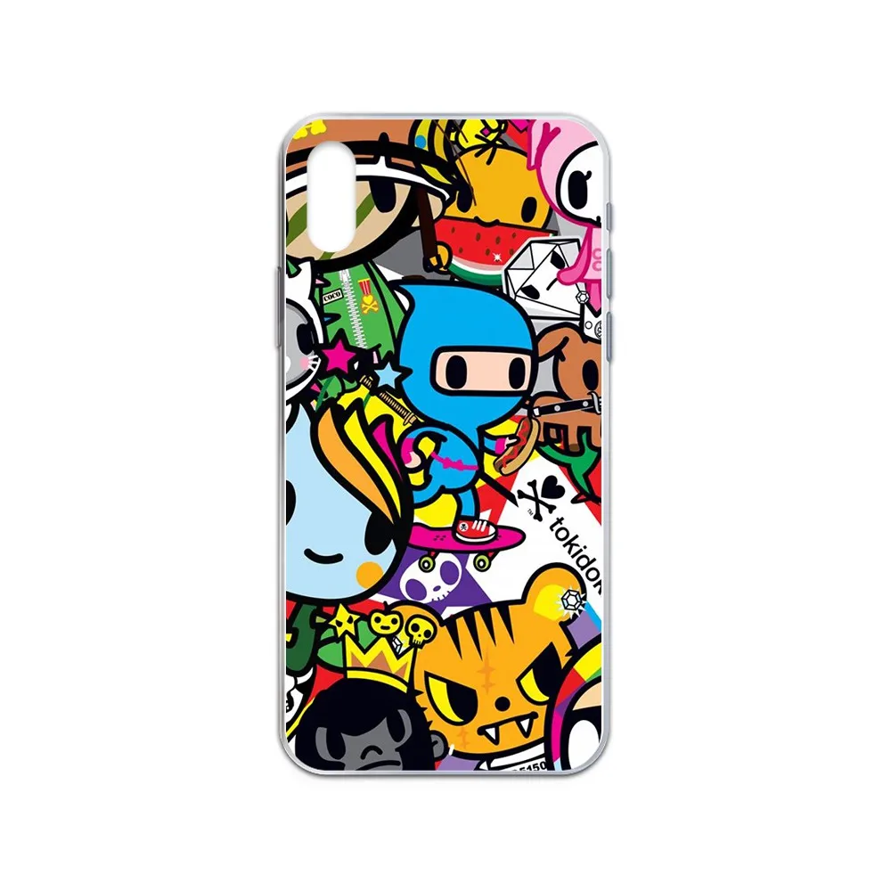 Японский Kawaii tokidoki 3D Etui hoesjes Прозрачный чехол для телефона iphone 4 4S 5 5C 5S 6 6S PLUS 7 8 X XR XS 11