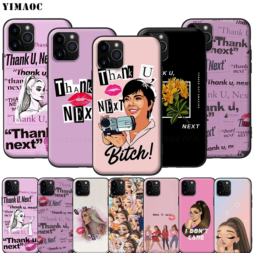 Мягкий силиконовый чехол YIMAOC Thank U Next Ariana Grande для iPhone 12 Mini 11 Pro XS Max XR X 8 7 6 6S Plus 5 5S