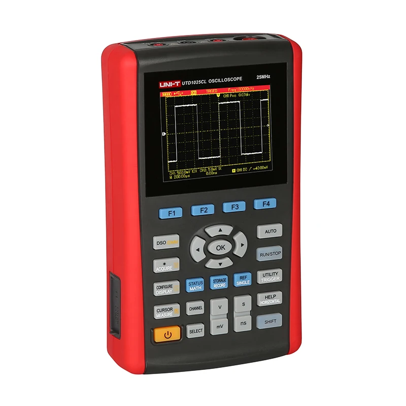 Портативный цифровой осциллограф UNI-T UTD1025CL 1 канал полоса пропускания 25 МГц