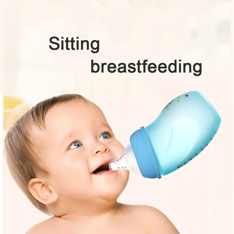 Бутылочка для кормления младенцев бутылочка молока с защитой от ожогов чашка