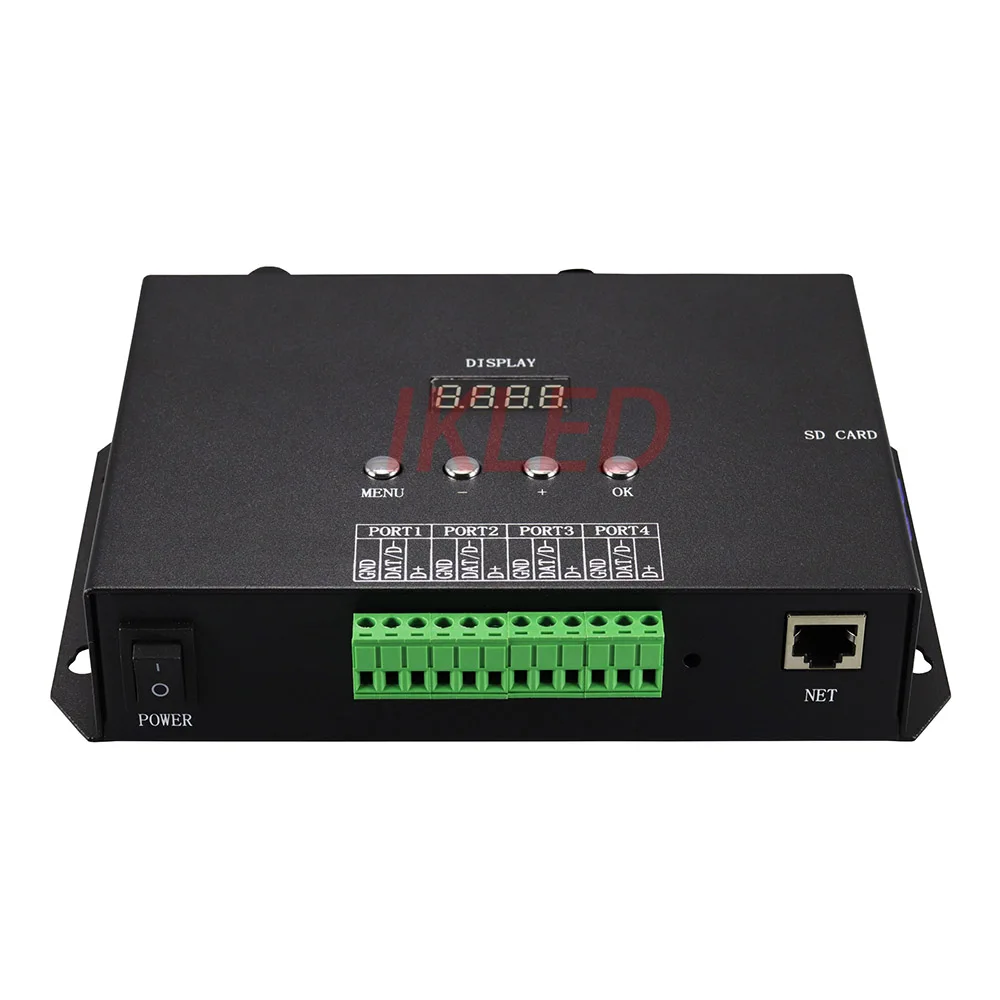 led 4 ports artnet controller 16 universes 2720 pixels DMX to SPI WS2811/2812/2813 UCS1903 TM1914 TM1814 DMX512 support SD card | Освещение