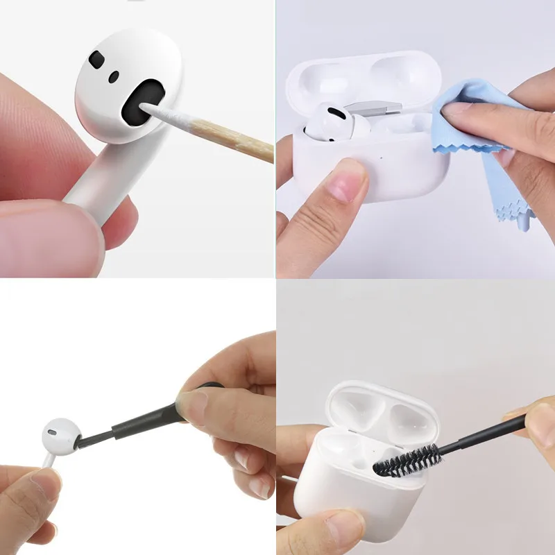 

Инструмент для чистки кистей для Airpods Pro 2, чехол для Xiaomi Airdots, Huawei Freebuds 3 Pro, 4i, Samsung Galaxy, bud +, чехол для наушников