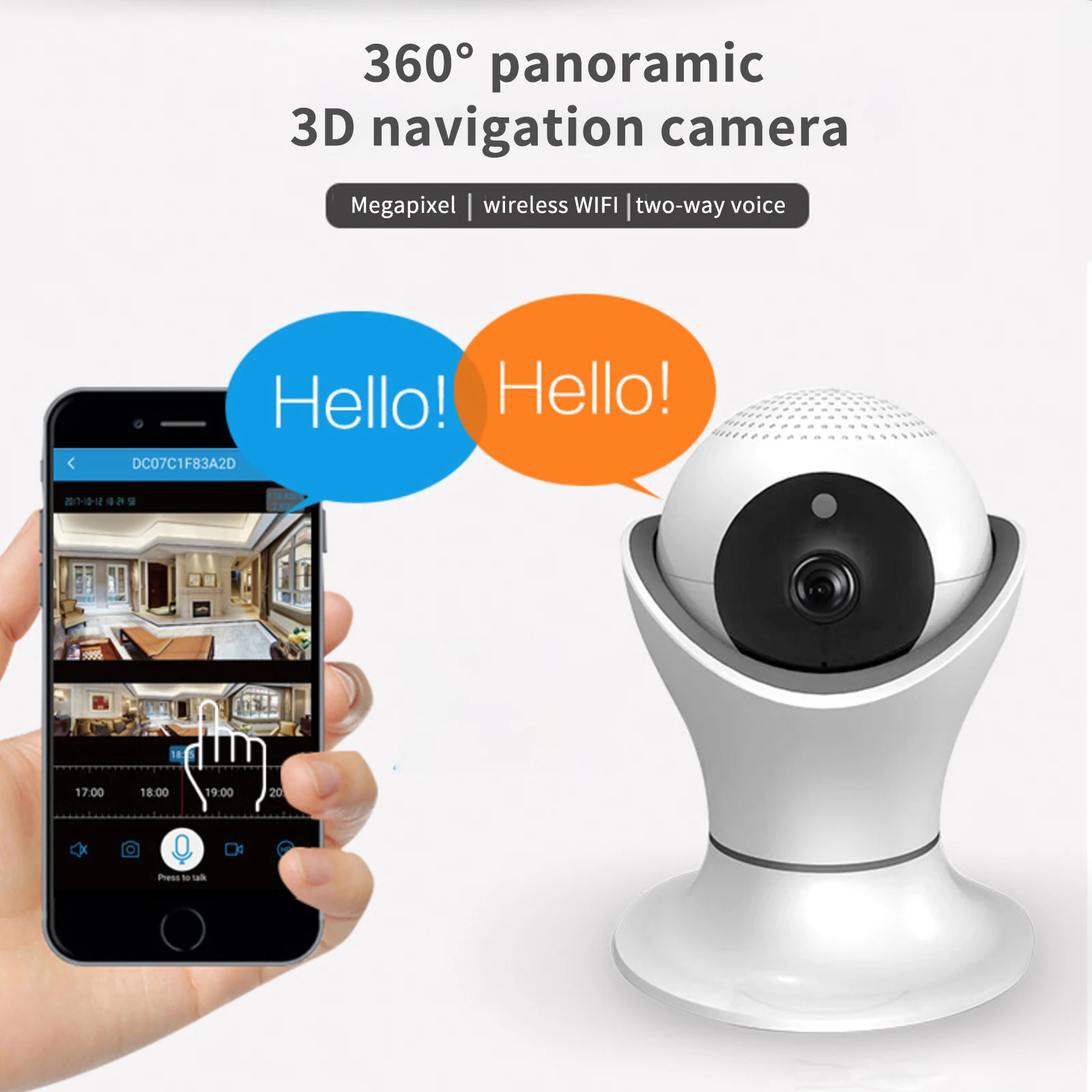 

Security IP Camera WiFi 1080P Wireless Outdoor Auto Tracking Digital Zoom Mini Video Surveillance Camera For Home Hotel Office