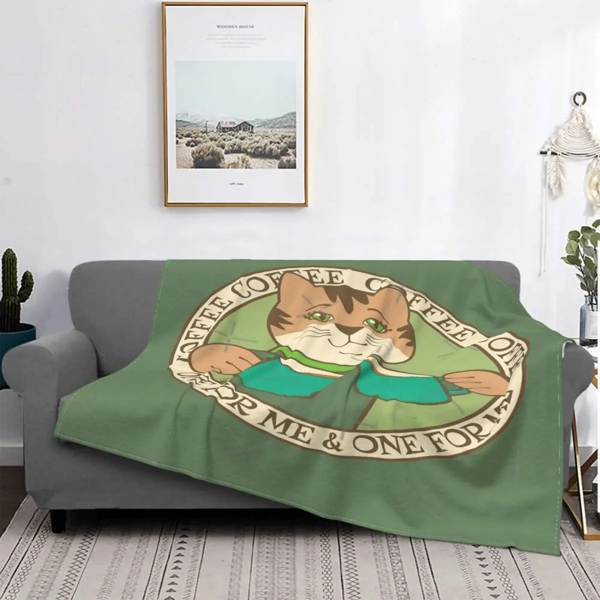 

Manta de gato для пить в кафе, плед для кемпинга, пикника, зимы