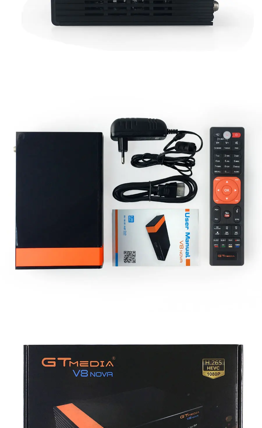 Рецептор Gtmedia V8 Nova встроенный wifi freesat v8 супер DVB-S2 1 год Cccam Cline на 1 год ТВ коробка такая же как V9 супер ТВ приемник