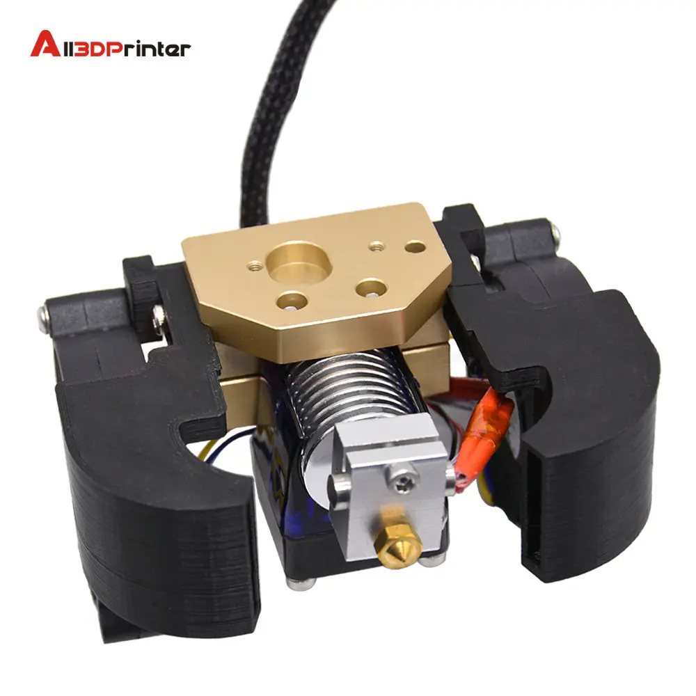 

3D printer E3D V6 hotend kit 1.75mm full metal hot end Bowden direct connection with J head 24V/12V with super cooling turbo fan