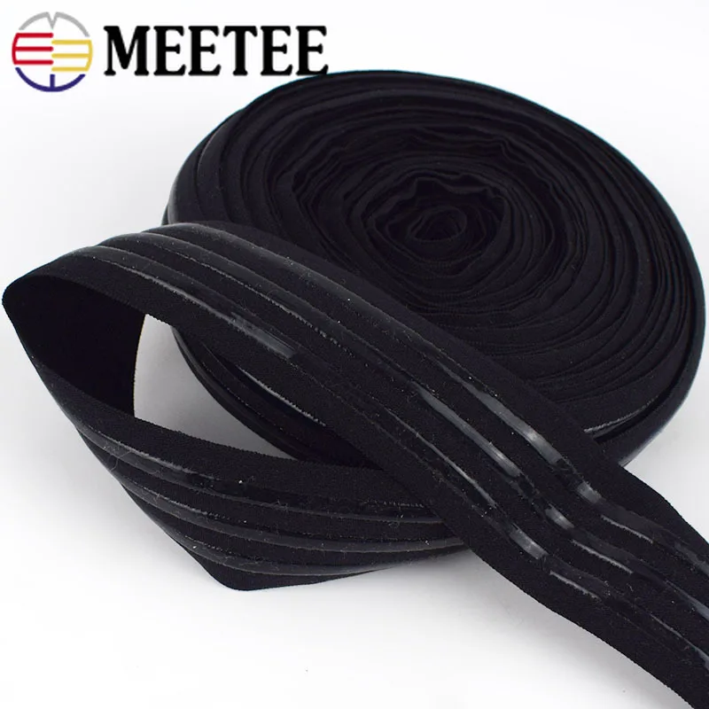 Эластичная резинка Meetee 5/10 м 25/30 мм силиконовый скользящий Пояс для брюк пояса