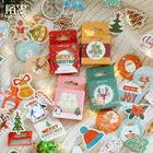 45 шт.корт. Рождественская декоративная наклейка Веселый Санта-Клаус формы наклейки для Diy скрапбукинга искусственные канцелярские принадлежности