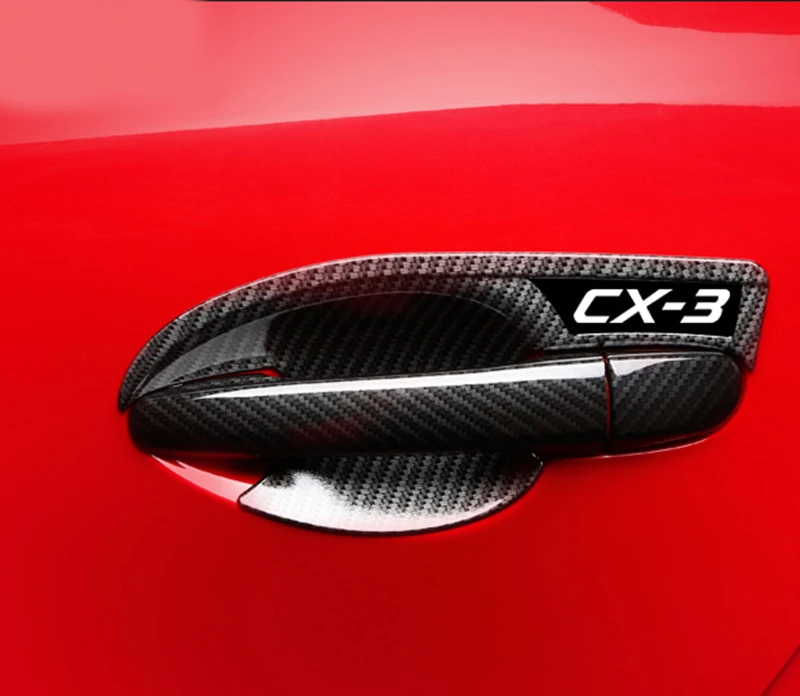 KOUVI ABS углеродное волокно наружная дверная ручка чаша декоративная крышка