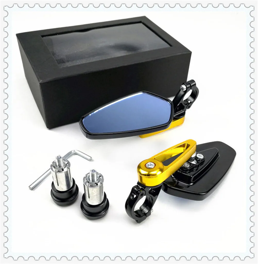 

Universal Motorcycle Aluminum Bar End Side Rearview Mirror for Ducati MONSTER 400 620 MTS 695 696 796 S2R 800 DaRk
