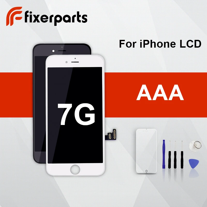ЖК дисплей класса AAA для Iphone 7 с сенсорным экраном и дигитайзером сменный полный