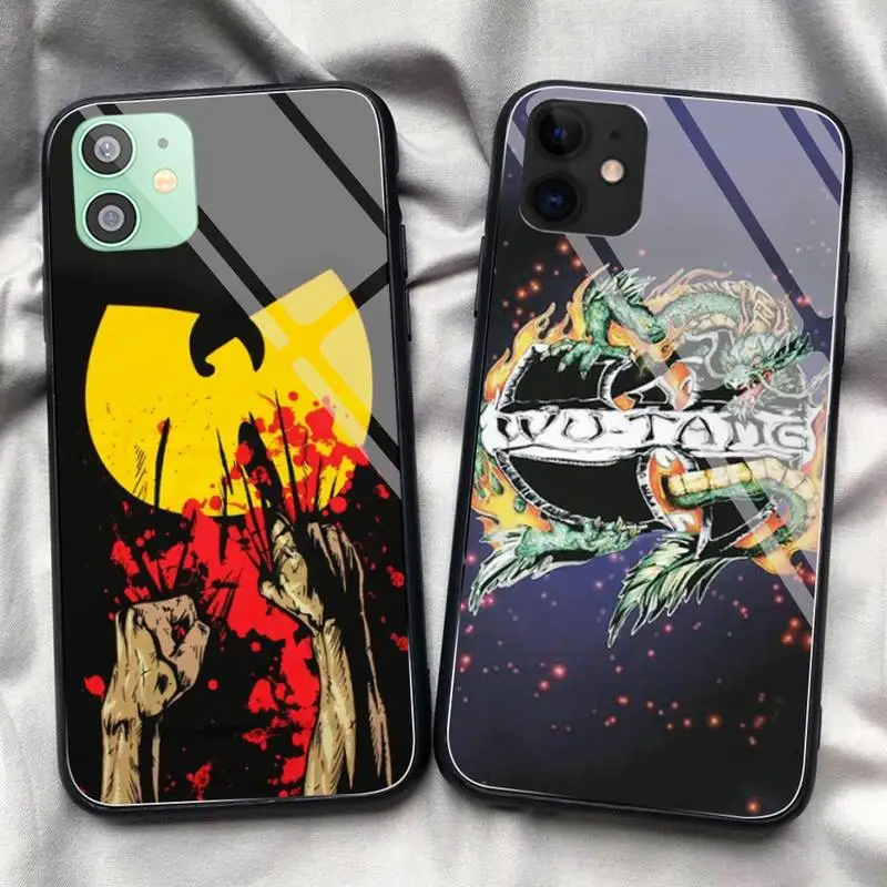 

Wu-Tang Wu Tang Clan Phone Case Tempered Glass For iPhone 11 Pro XR XS MAX 8 X 7 6S 6 Plus SE 2020 12 Pro Max Mini case