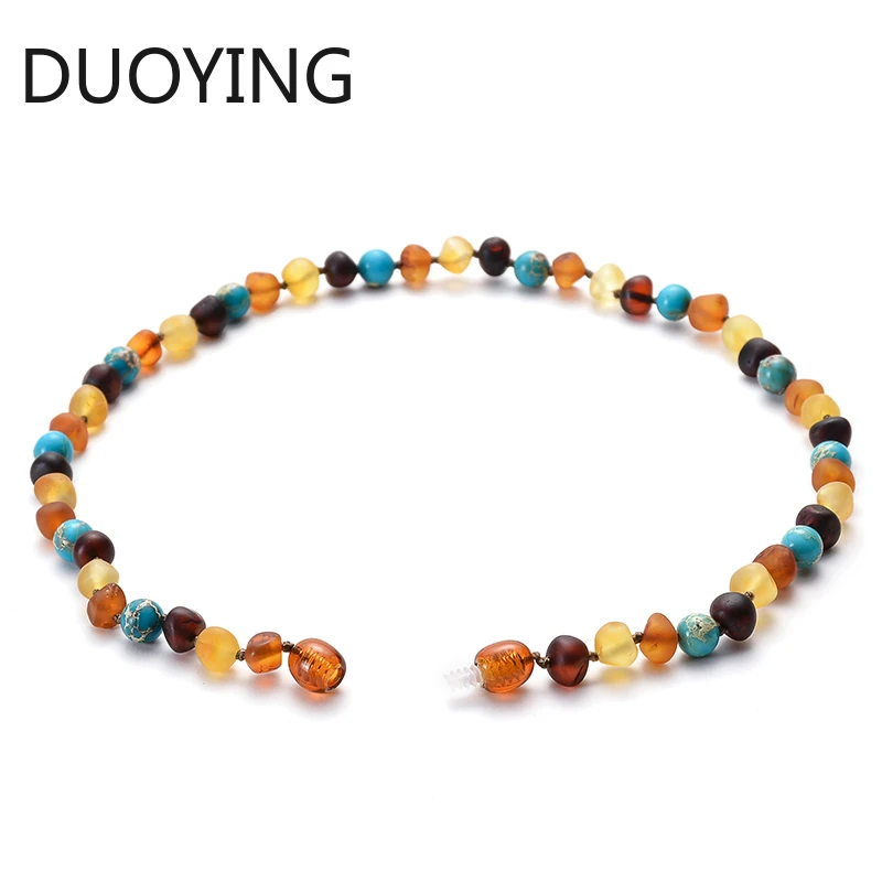 Baltic Ambers Teething Necklace For Babies (Unisex) Diy Handmade Original Beads Natural Jewelry for Boys Girls | Украшения и