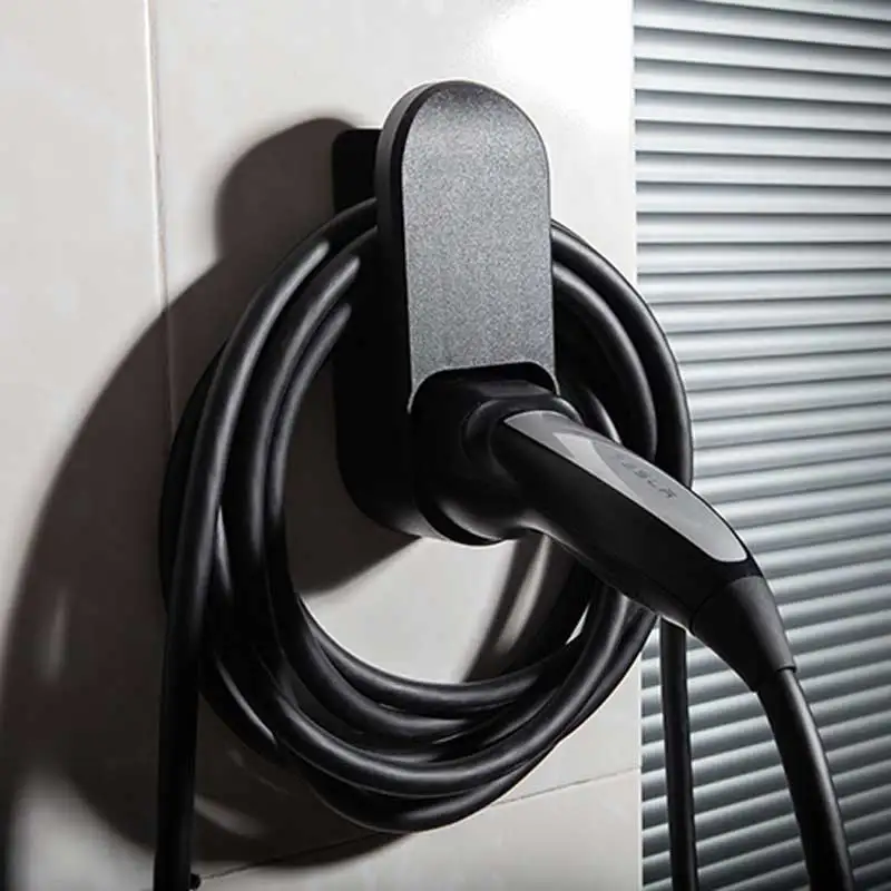 1 Set Car Charger Holder Adapter Support Type 2 Wall Mount Bracket Charging Cable Organizer For Tesla Model S X 3 Y Accessories |