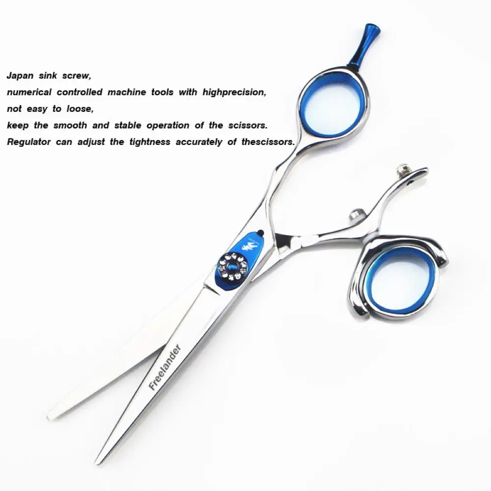 Японские Стальные 5 6 0 дюйма Профессиональные Парикмахерские ножницы для стрижки
