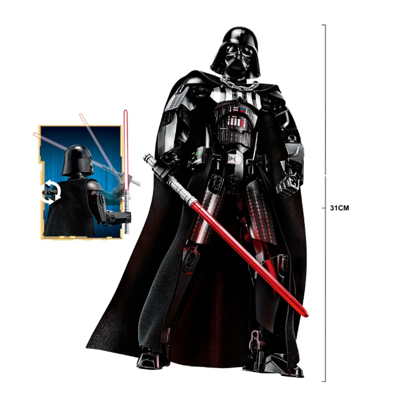 С изображением из Звездных Войн сборные фигурки строительные блоки Кирпич