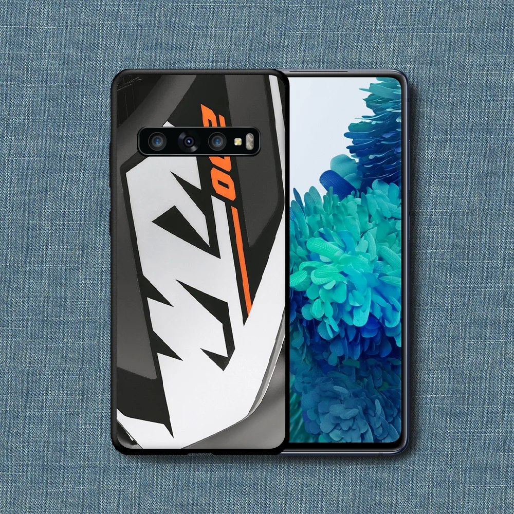 

KTN Motorcycle Phone Case For Samsung Galaxy Note S 8 9 10 20 Plus E Lite Uitra black Funda Fashion Waterproof 3D Shell Trend