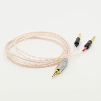 8cores replacement headphones cable audio upgrade cable for meze 99 classicsfocal elear headphones