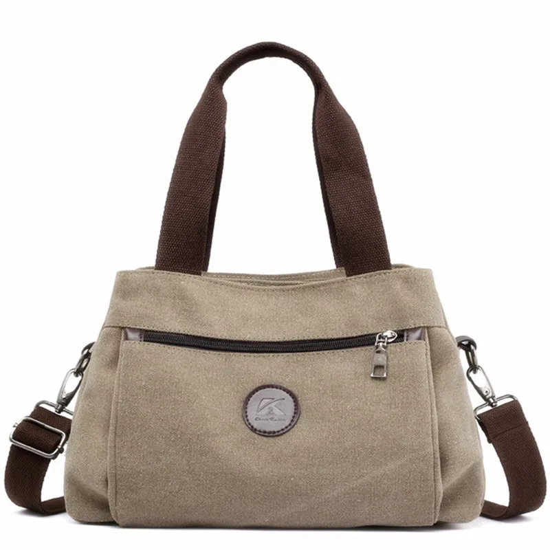 Брендовая Холщовая Сумка тоут для женщин однотонный мессенджер вместительная