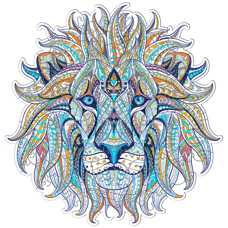 

Строительный блок головоломка Монтессори декомпрессионная игра линия голова льва 100 200 300 штук красочная Строительная головоломка